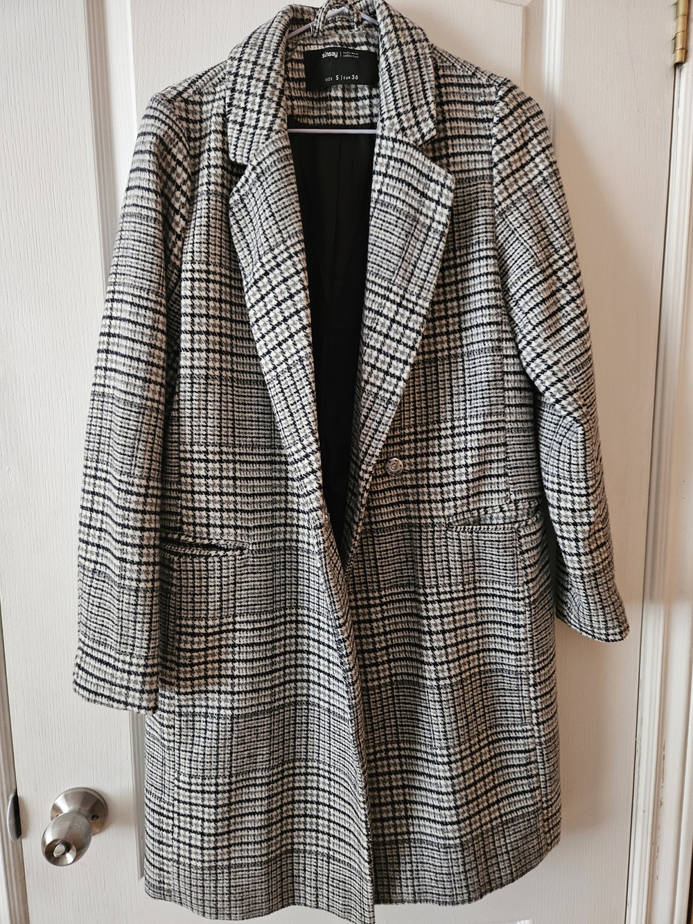 Classic Plaid Women's Coat